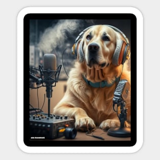 Dog podcast Sticker